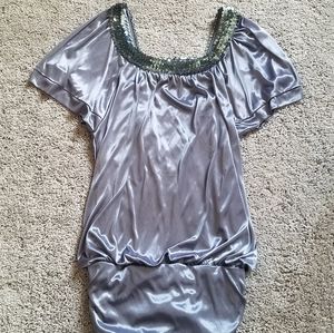 2 for $20! Silver sequin dress